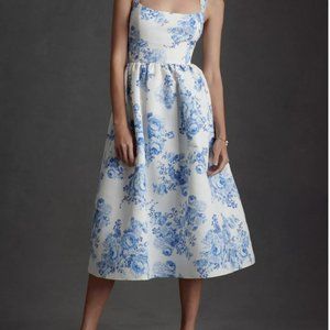 NWT Sachin & Babi Blaine Chinoiserie Midi Dress
